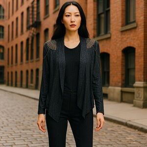 Alberto Makali‎ Lightweight Jacket Blazer Size M Evening Rock